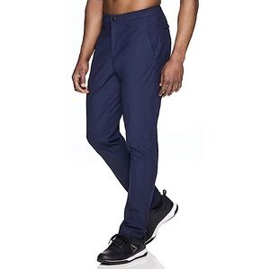 Reebok Stretchy Navy Anchor 5 Pocket Men's Tapered Casual Golf Pants 36 x 32